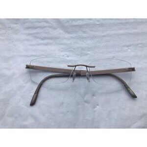 Silhouette Golden Dome Color Rimless Glasses